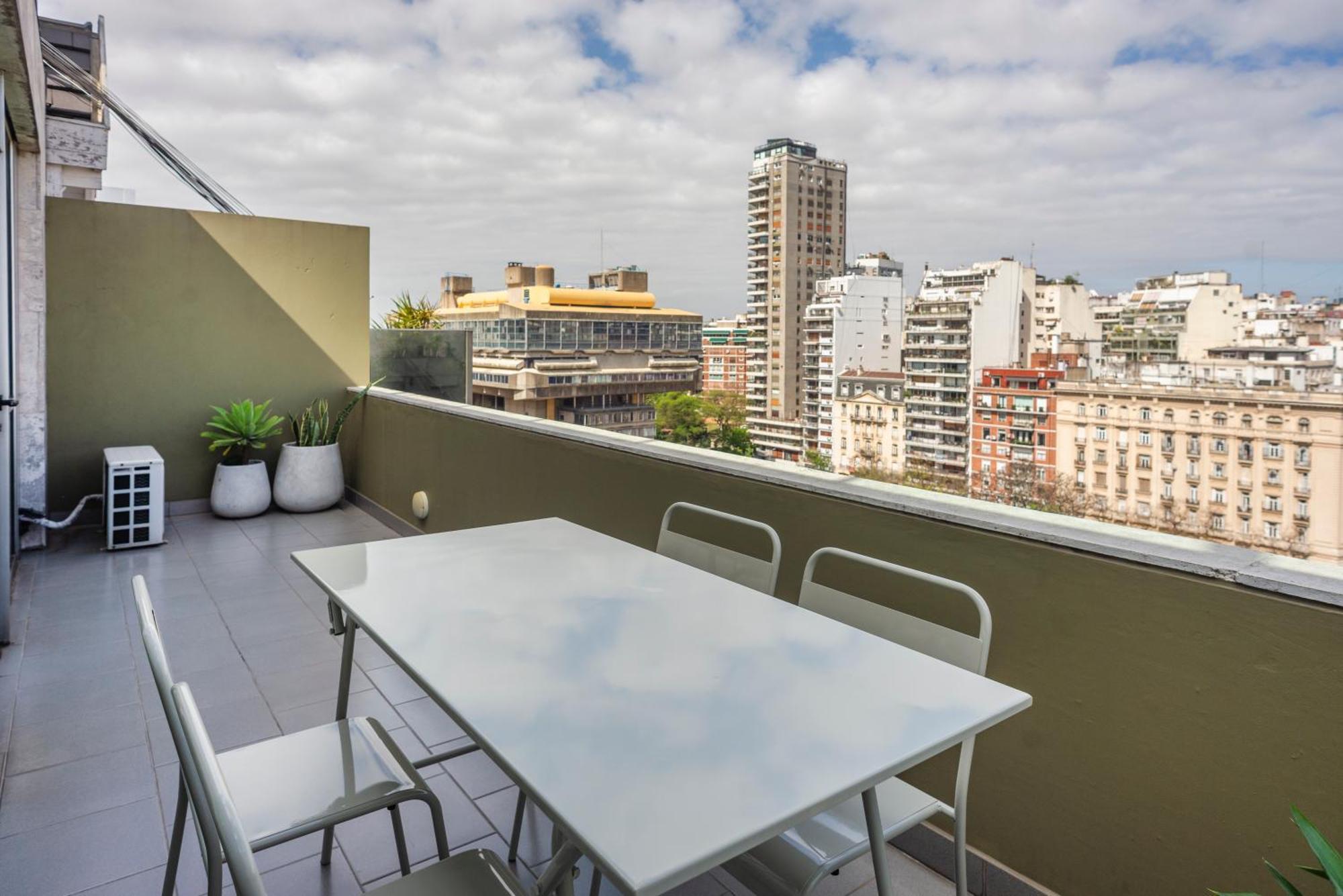 בואנוס איירס Recoleta Apartment Amazing View -13A- מראה חיצוני תמונה